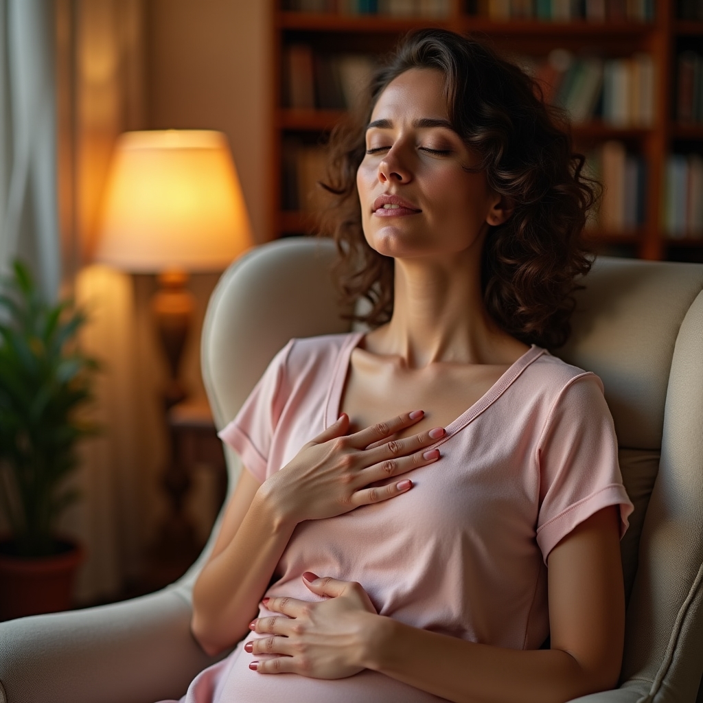 Illustration de la pratique de cohérence cardiaque